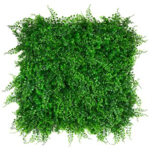 Artificial Mediterranean Fern Vertical Green Wall