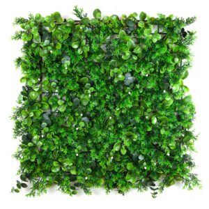 Dense Green Artificial Vertical Green Wall